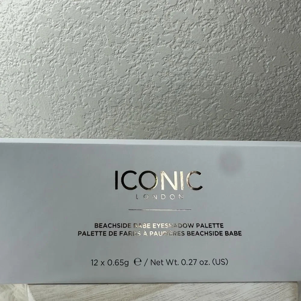 $19 🌙 Iconic London‎ Beachside Babe 12 Shade Eyeshadow Palette NEW FULL SZ